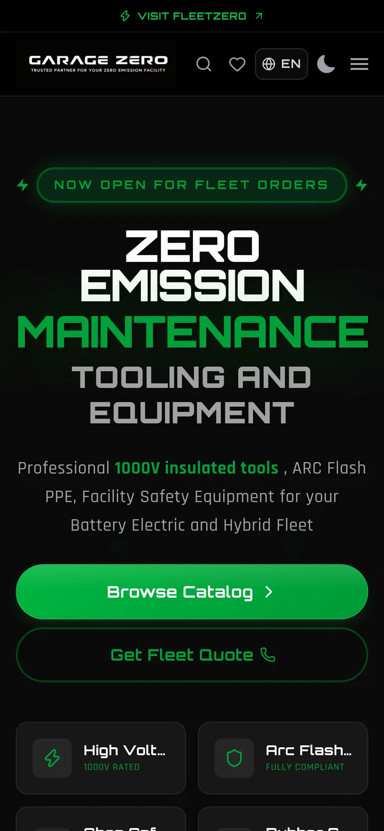 garagezero.ai on a phone