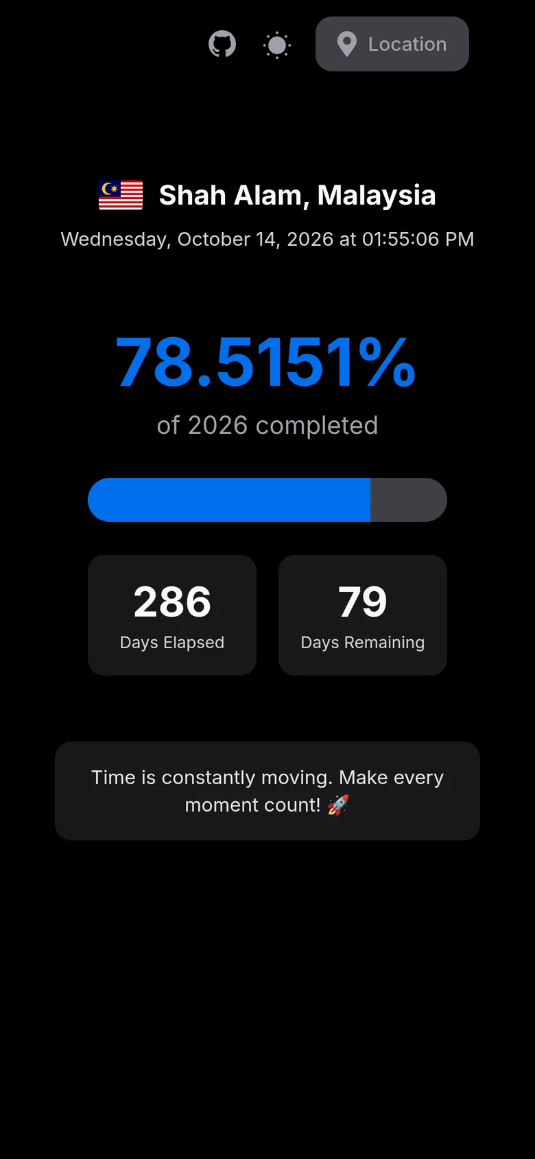 Progress 2026 on a phone